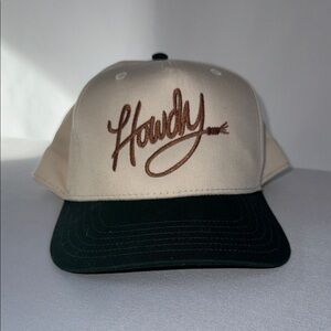 Howdy Embroidered Cap